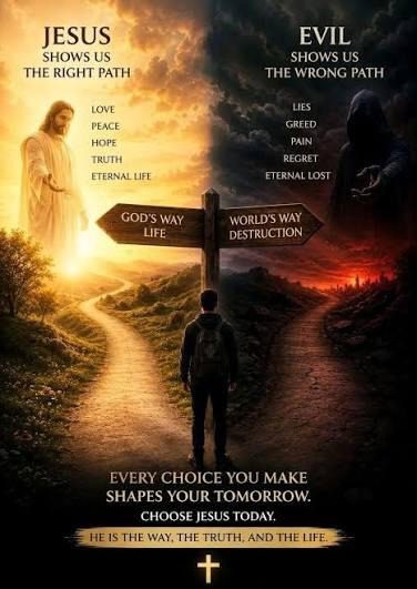 Choosing Jesus' path in life